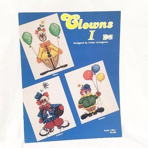 Clowns I Cross Stitch Patterns Cathy Livingston Leaflet 801 Balloons